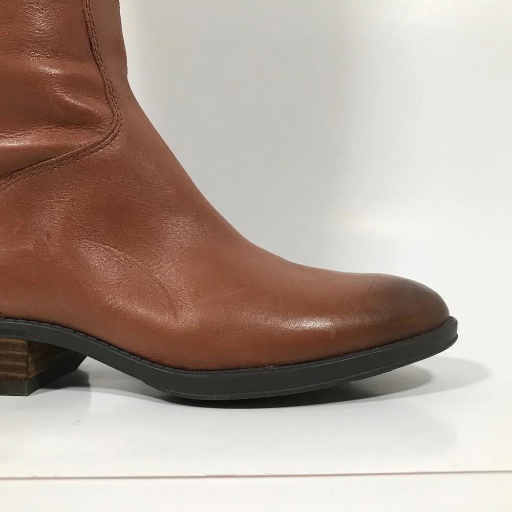Sam Edelman Penny 2 Womens US 4.5 Riding Boots Brown‎ Whiskey Leather EU 35